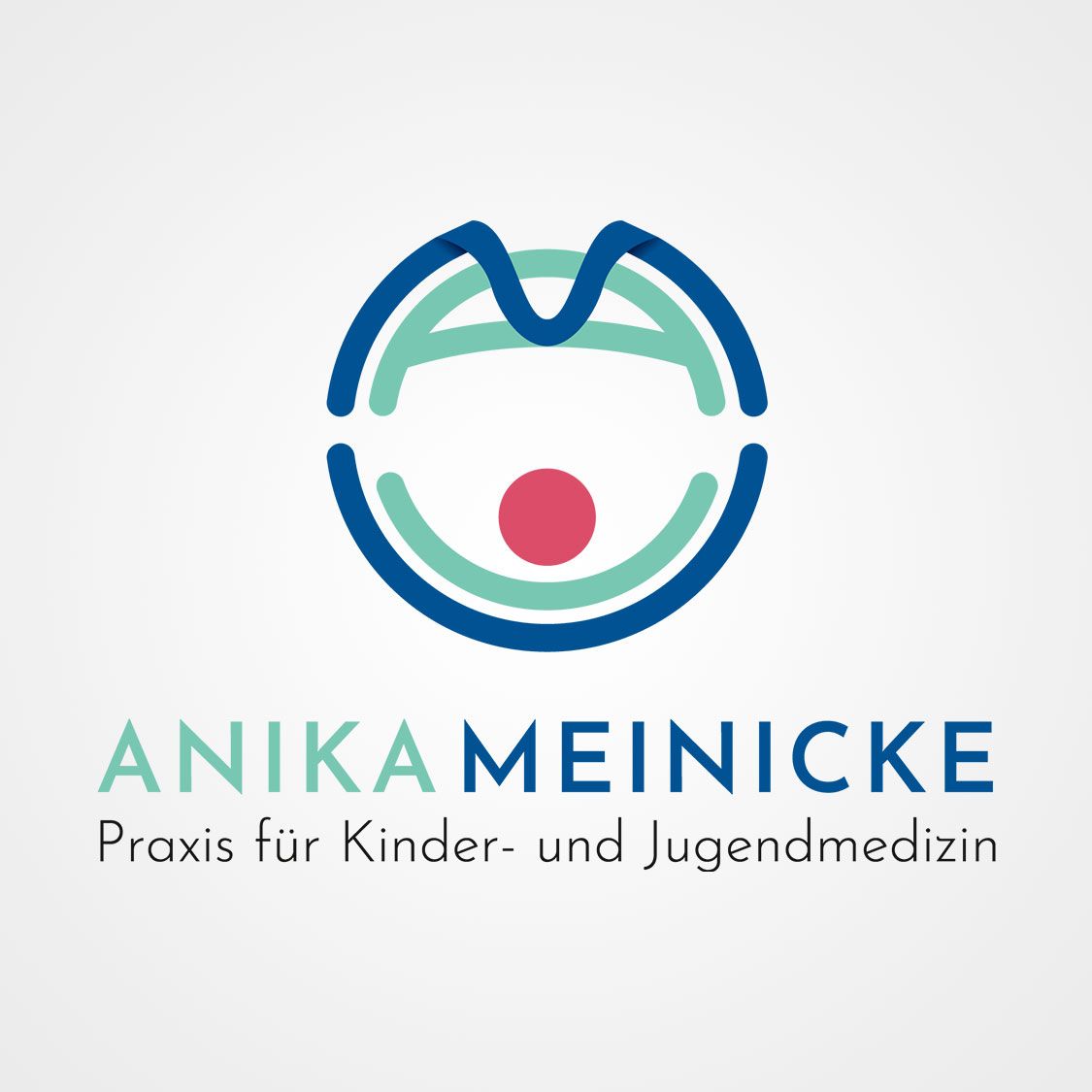 Ansicht des Logos für die Kinderarztpraxis von Anika Meinicke in Neubrandenburg.