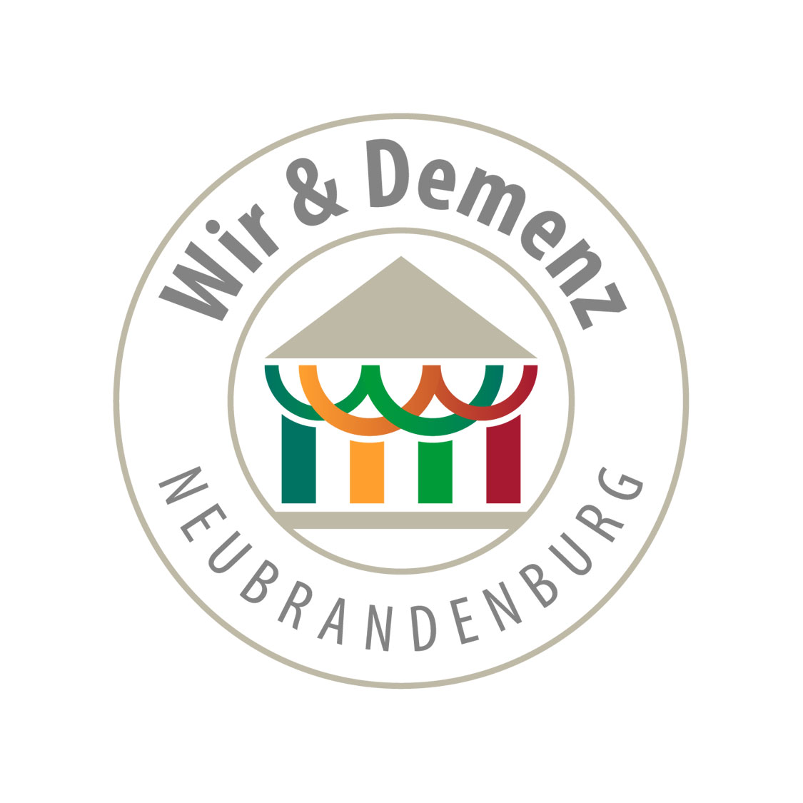 Logo Netzwerk Demenz Neubrandenburg, rund